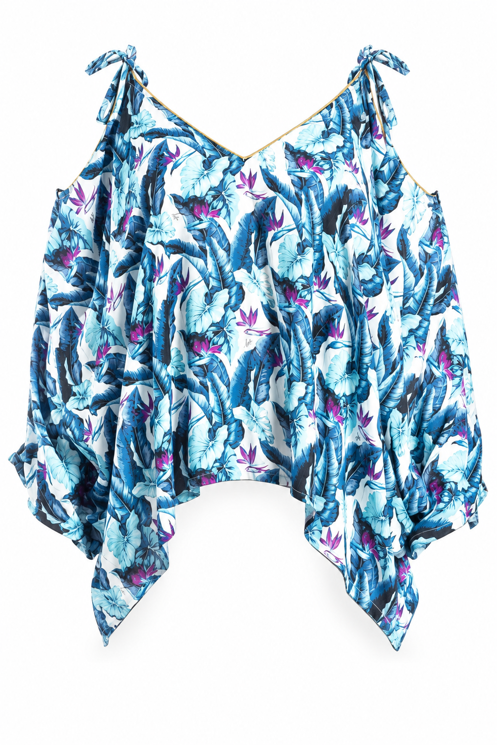 BLUSA CON MANICA AMPIA