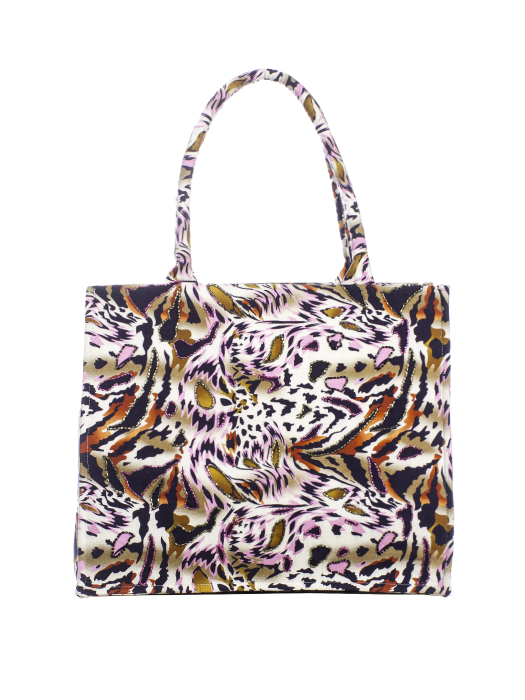 SHOPPING MIXED ANIMALIER PRINT+EMB