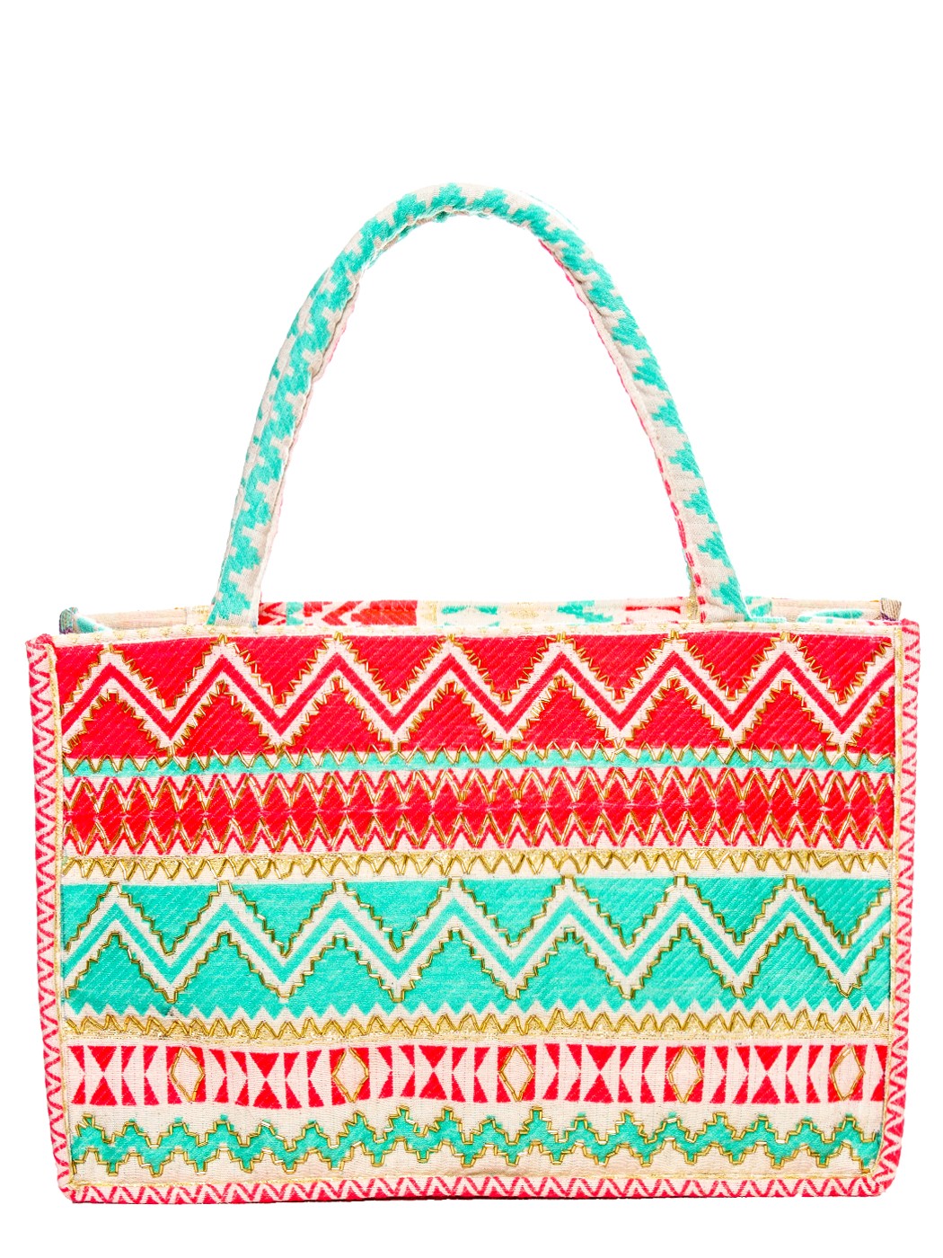 SHOPPING PINK JACQUARD+ RICAMI 100% COTONE MADE IN INDIA