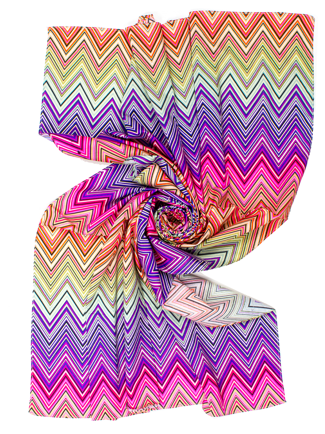 PAREO PINK CHEVRON PRINT, 100X180 CM