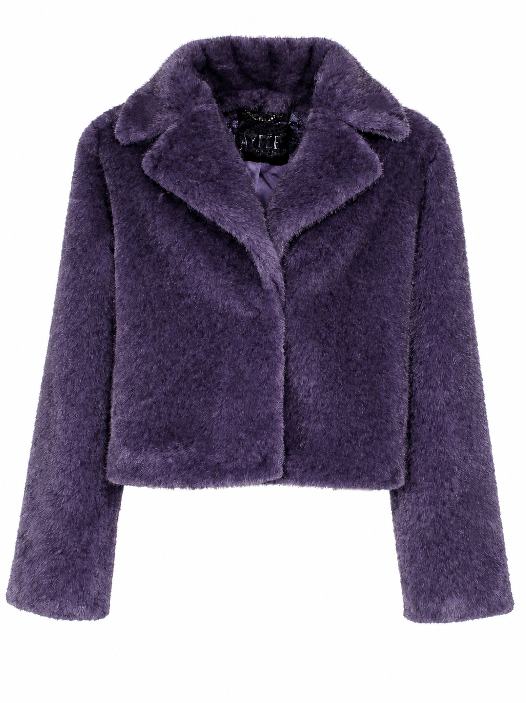 GIACCA FAUX FUR FAKE MINK,,4 TG,100%PL,MADE IN PRC - PURPLE