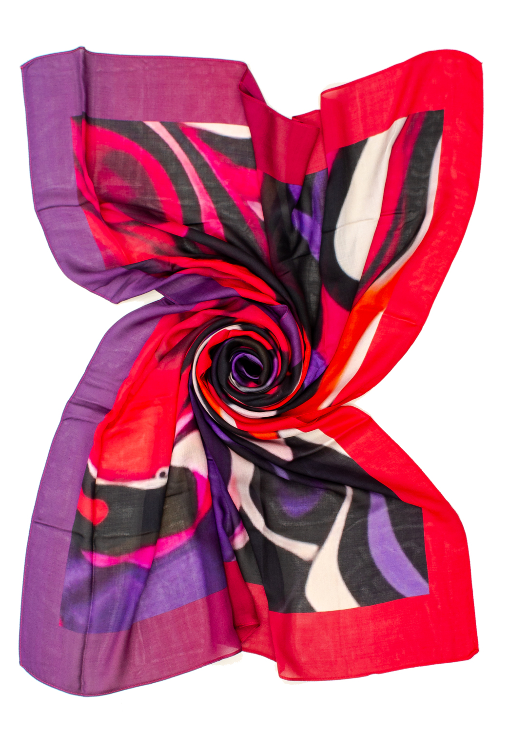 STOLA STAMPA SEVENTY, 100%MODAL, 90X180, MADE IN PRC                 