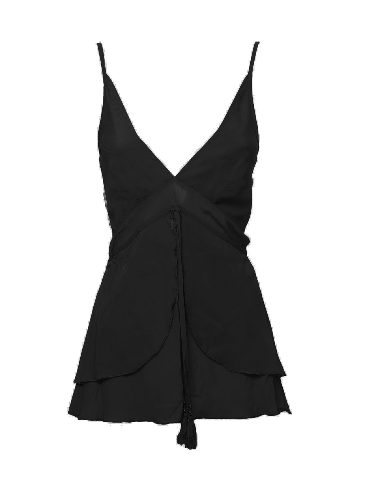 TOP solid color - BLACK