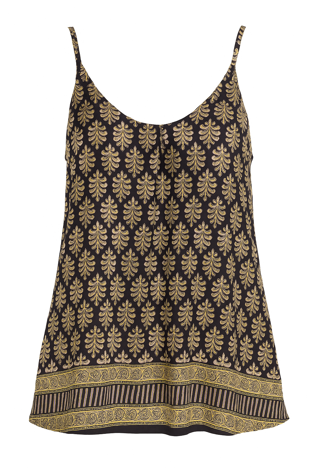 TOP SPALLINE DRITTO, 4 TG. 90% POLY 10% SETA, MADE IN INDIA