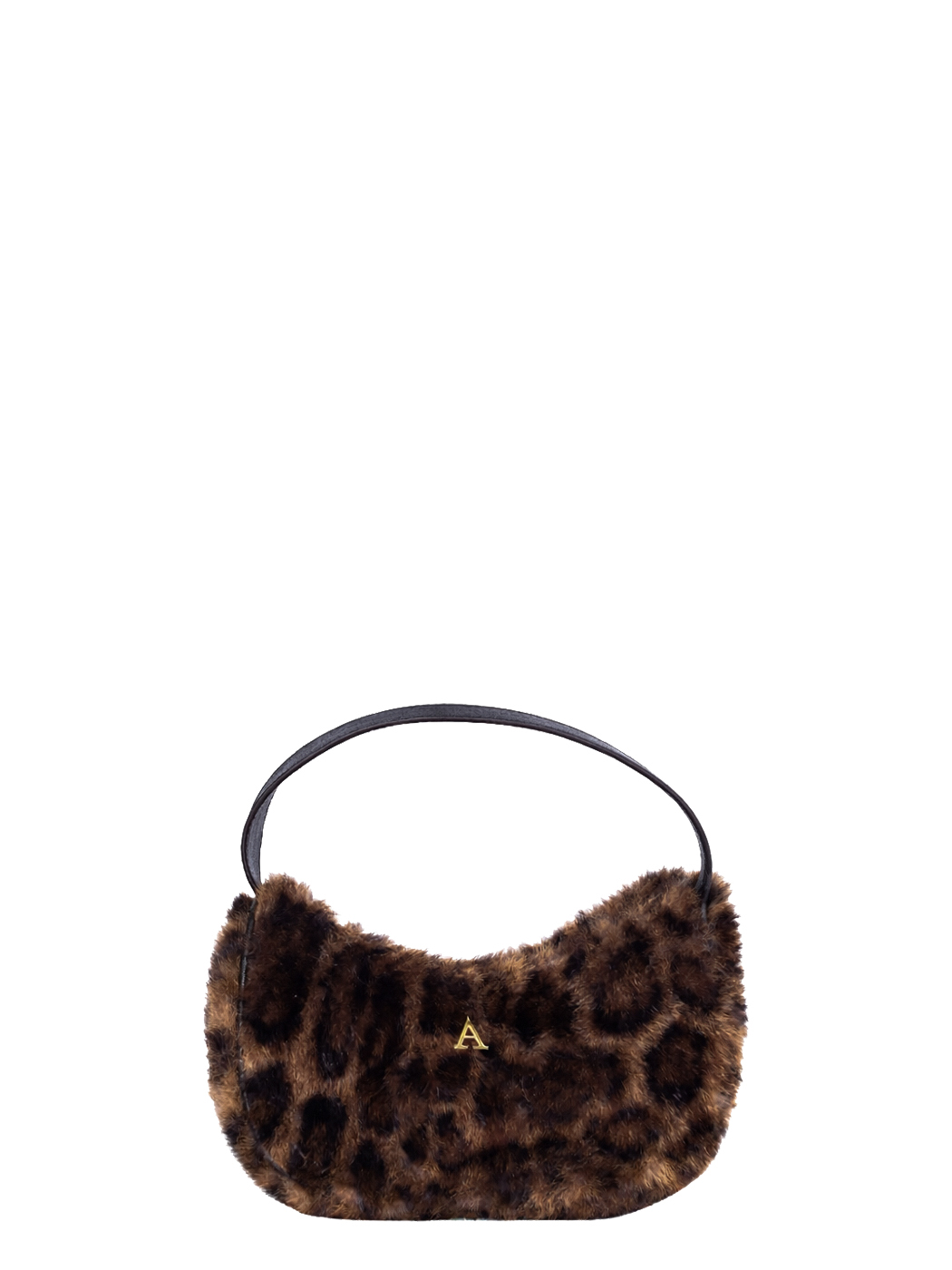 POCHETTE FAKE FUR ANIMALIER, 100%PL, MADE IN PRC           