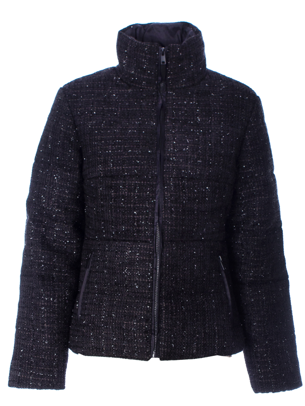 PIUMINO TWEED, 4 TG,90%PL 10%VI,MADE IN PRC       