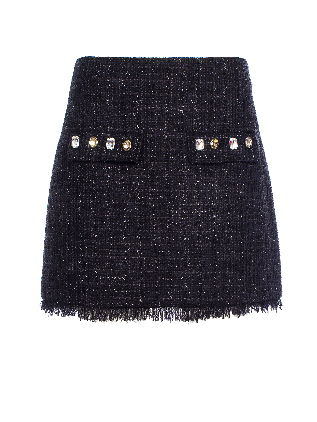 GONNA TWEED CON CASTONI,4 TG,90%PL 10%VI,MADE IN PRC                   