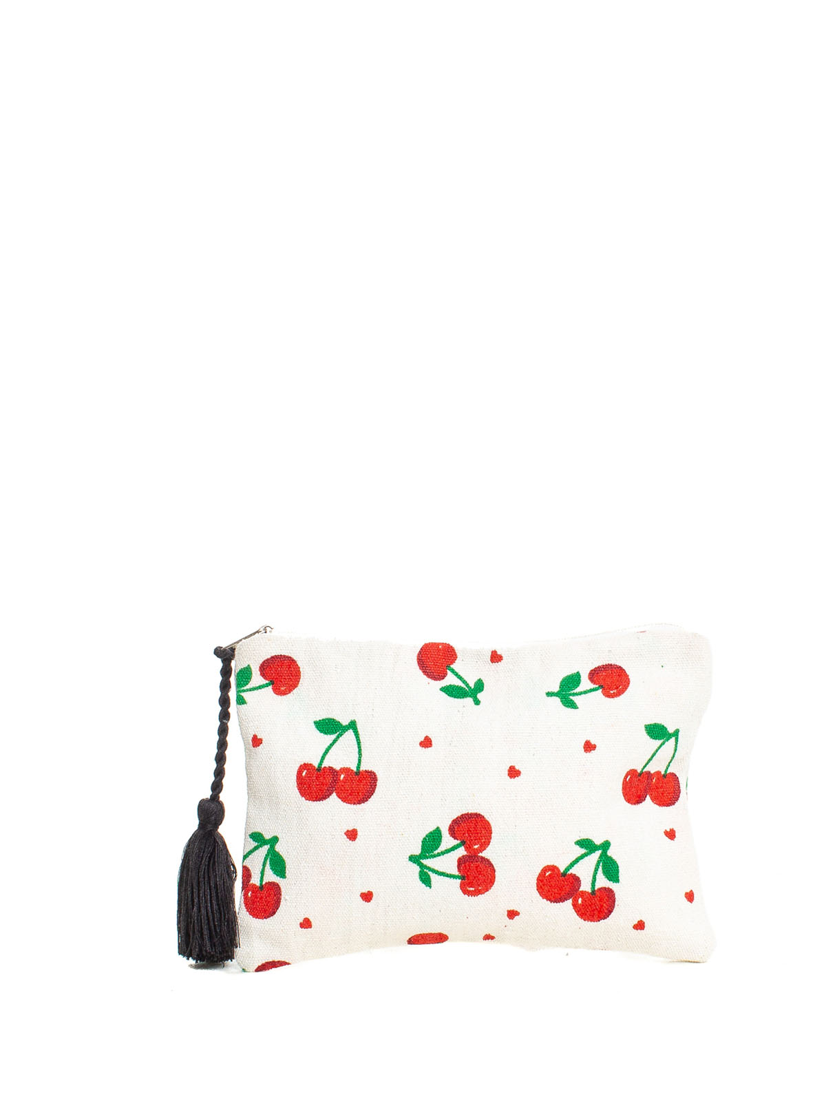 POCHETTE CHERRY TASSEL, 100% CO, MADE IN INDIA