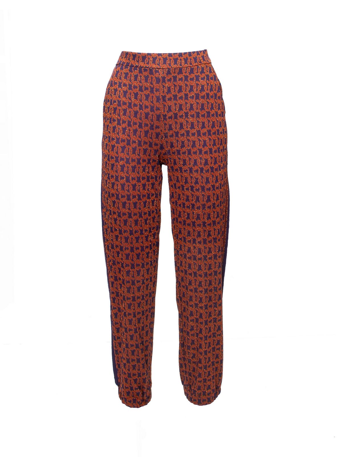Pantalone jogger jacquard catena
