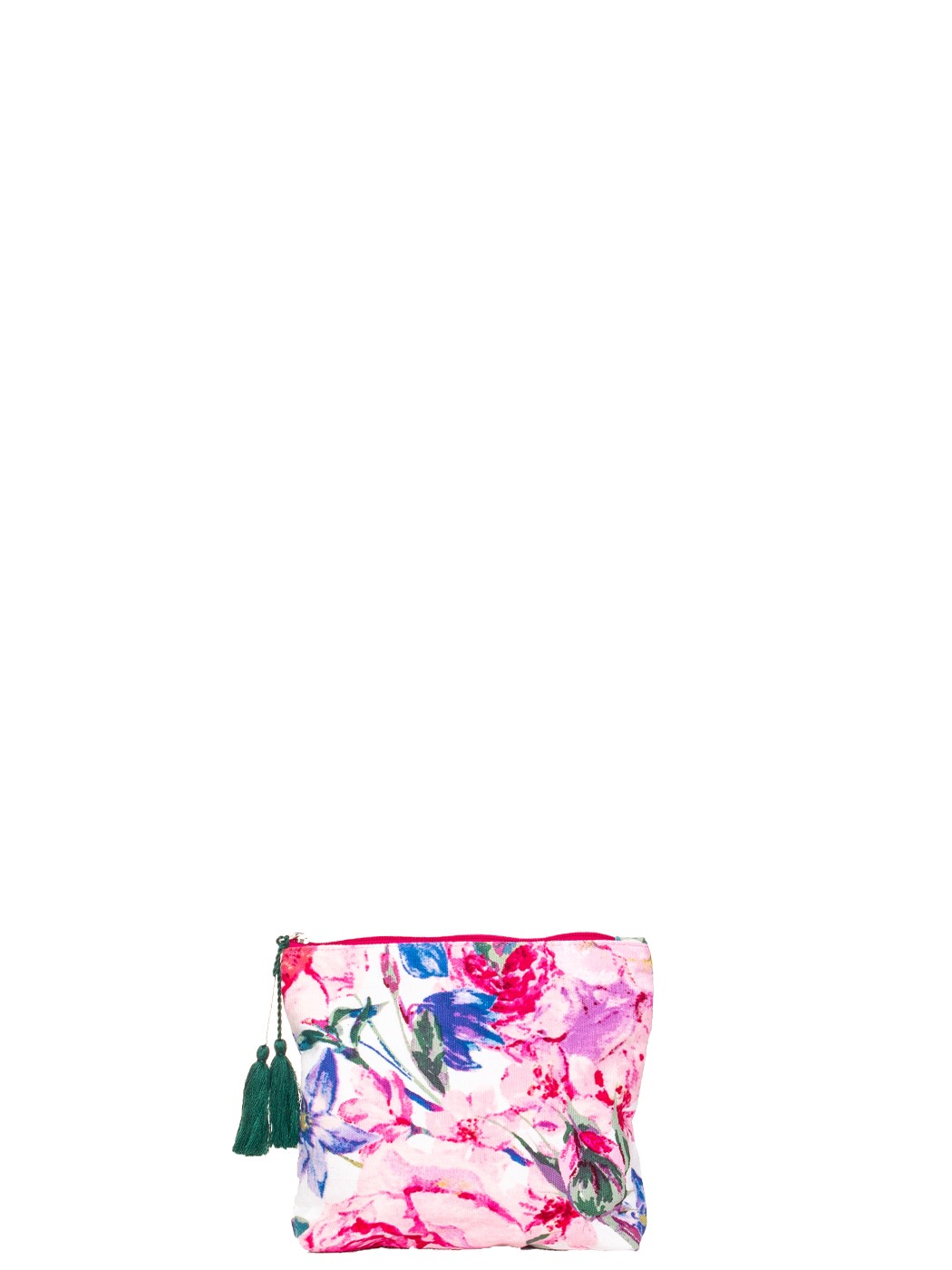 POCHETTE ROSES FLOWER, 100% COTTON, M.INDIA