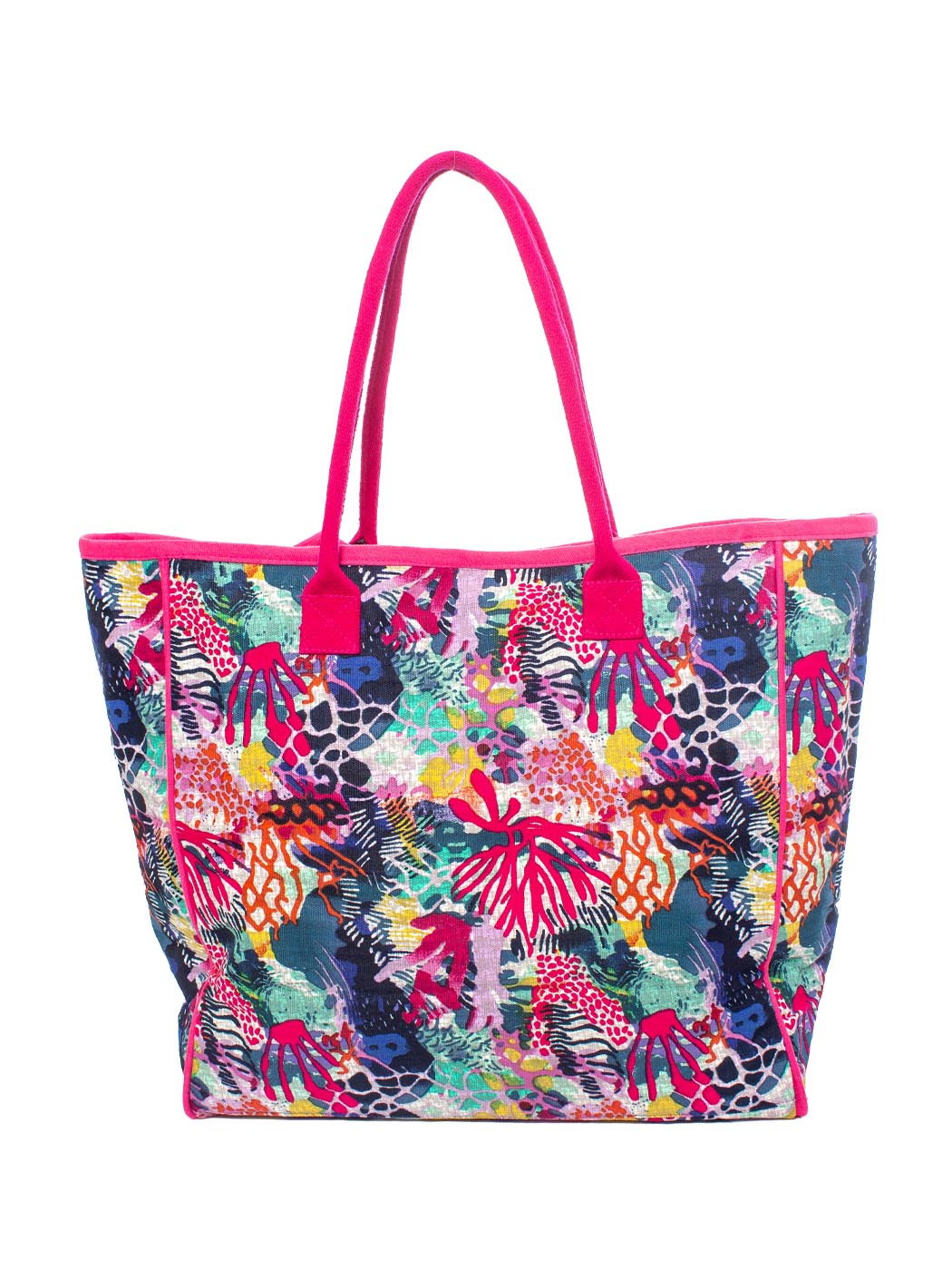 SHOPPING SEA SHELL PRINT 100%CO MADE IN INDIA