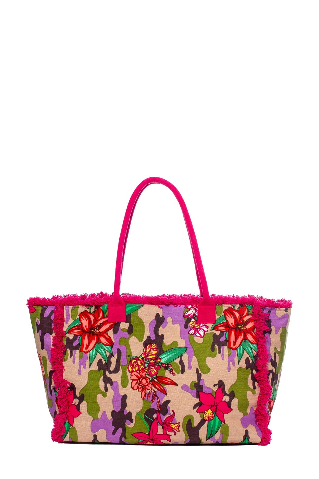 SHOPPING CAMOUFLAGE & FLOWERS PRINT 100%CO MADE IN INDIA