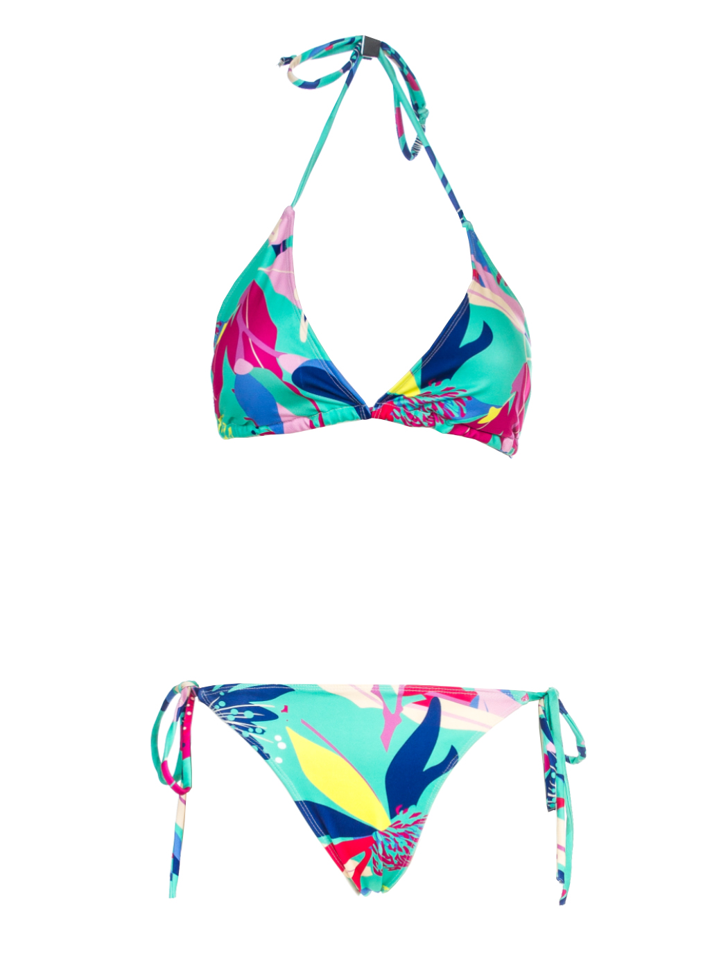 TWO PIECE SWIMSUIT TROPICAL ABSTRACT, 3 TG