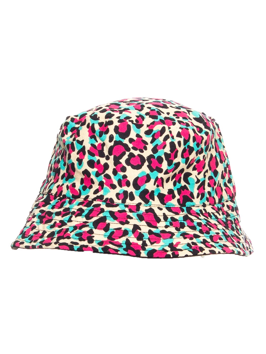 CAPPELLO POP ANIMALIER, T.UNICA,100% COTONE, MADE IN INDIA
