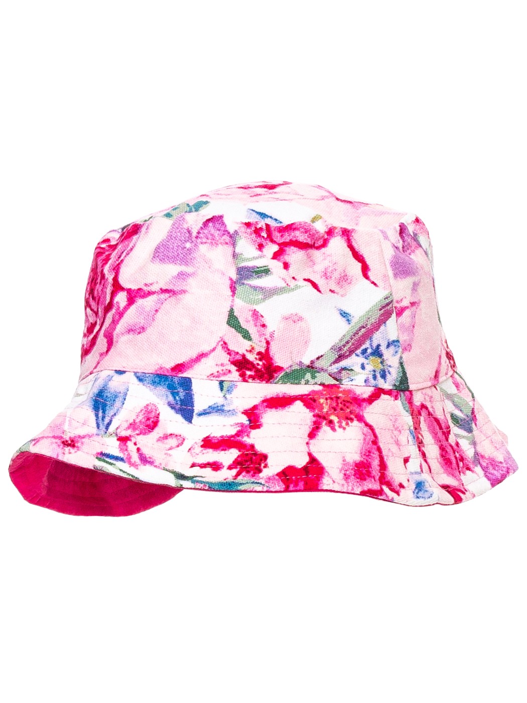 CAPPELLO ROSES FLOWER, T.UNICA,100% COTONE, MADE IN INDIA