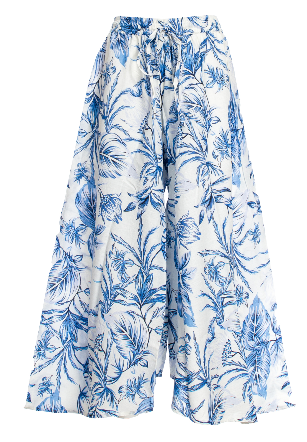 PANTALONE STAMPA BLUE FLOWER, 2 TG