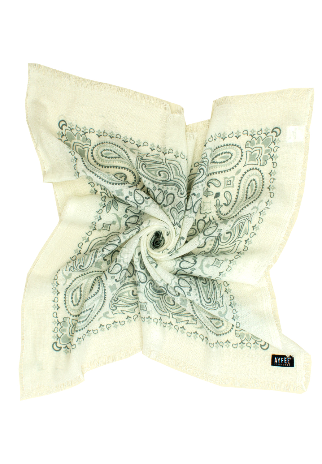 SQUARE STAMPA CASHEMERE,60%PC 20%WO 20%VI, MADE IN ITALY    