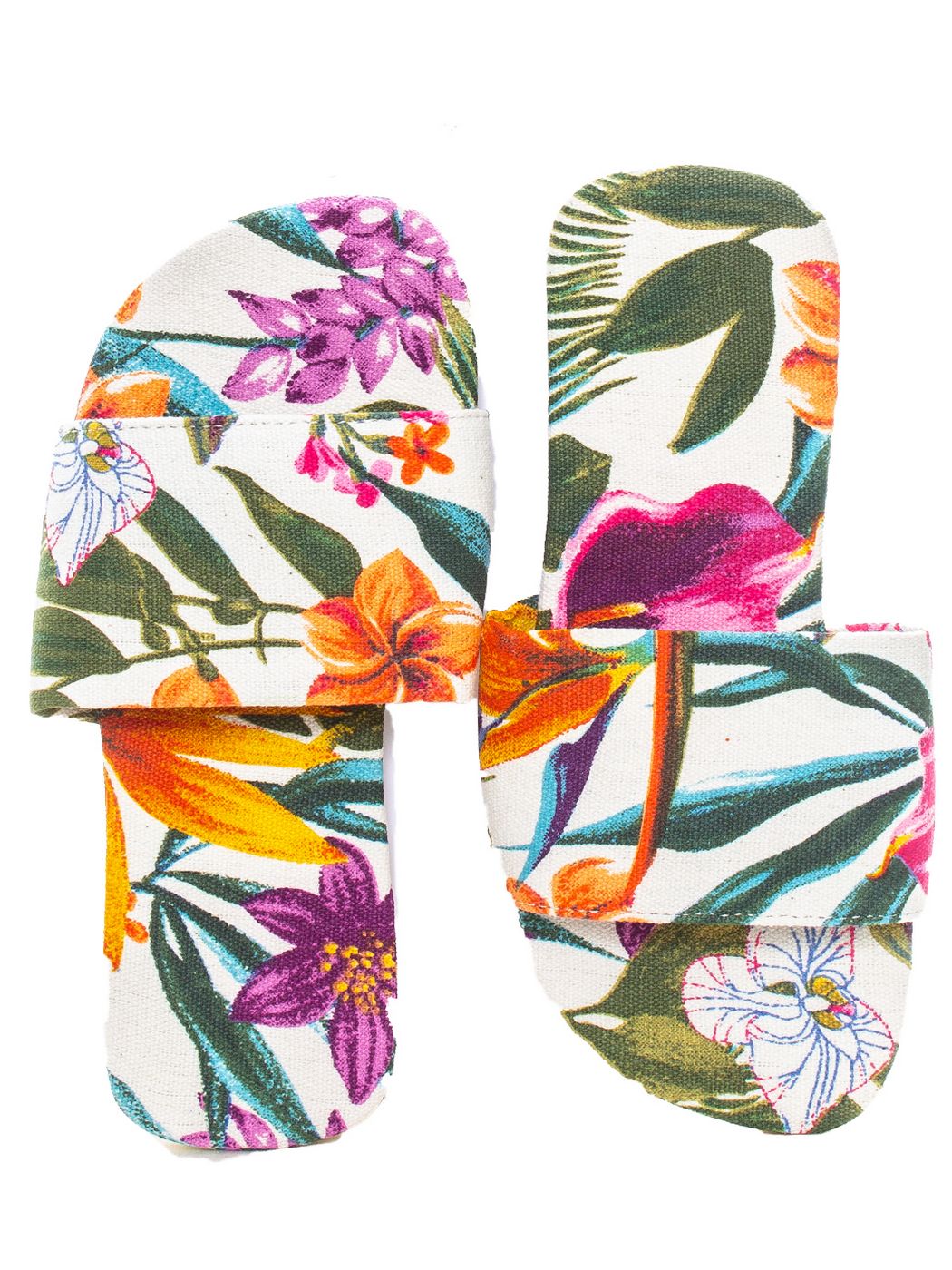SLIPPERS FLOWER MULTICOLOR, BOX 9 PZ (1/36-2/37-2/38-2/39-1/40-1/41), 50% CO 50%EL