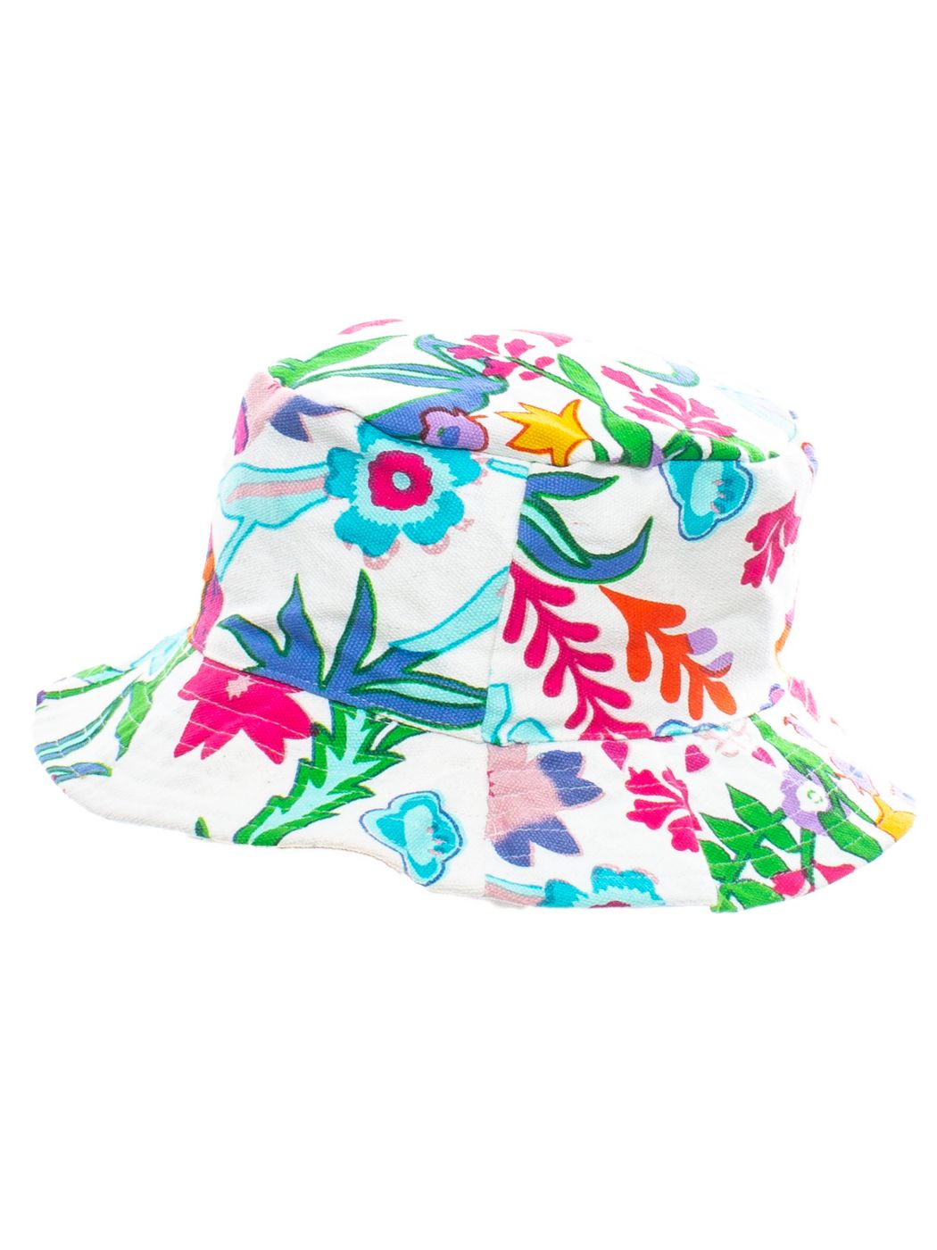 CAPPELLO BATIK FLOWER,T.UNICA, 100% COTTON, M.INDIA