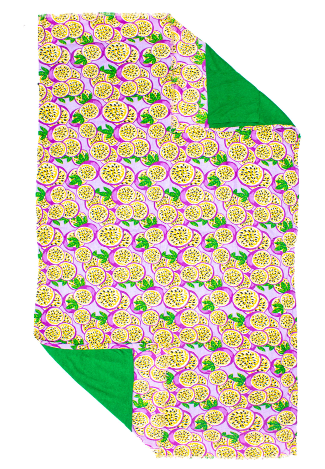 BEACH TOWEL STAMPA PURPLE FRUITS, 50% CO + 50% POLY,MADE IN INDIA

