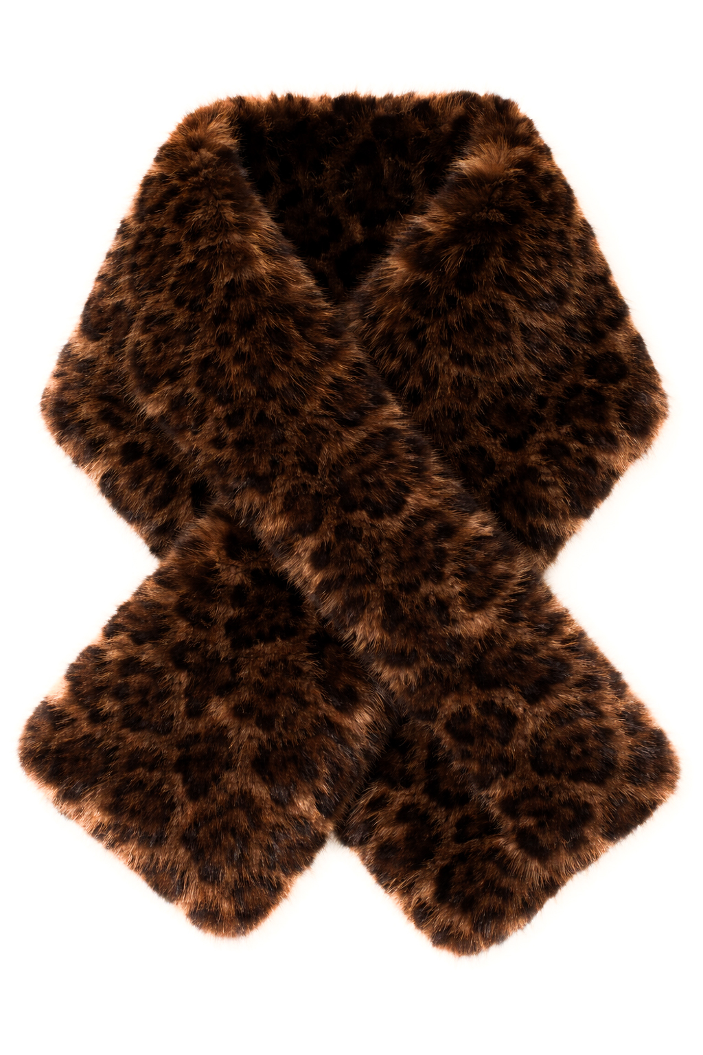 SCIARPINA FAKE FUR ANIMALIER,4 TG,100%PL,MADE IN PRC                   