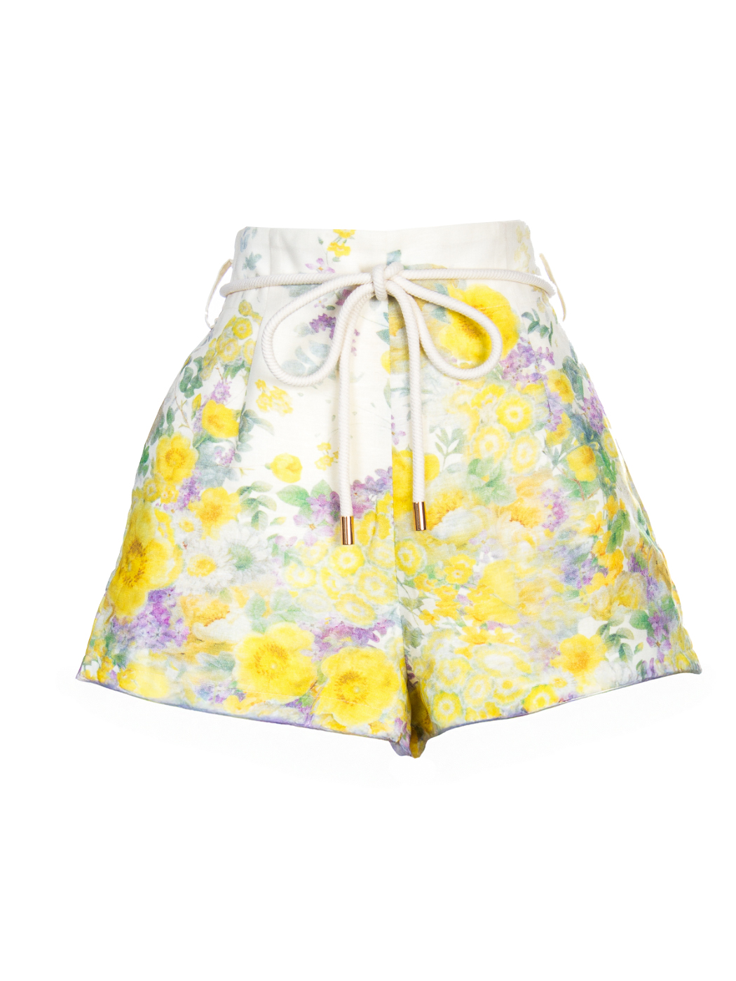 SHORTS VITA ALTA YELLOW FLOWERS, 3TG
