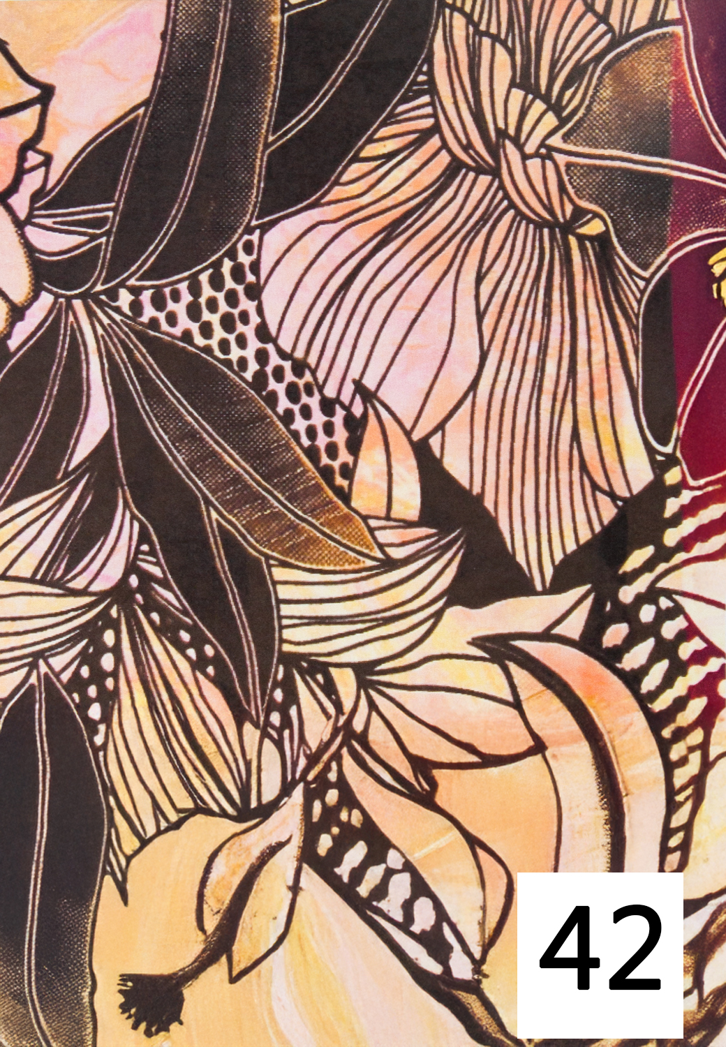 STOLA STAMPATA, 100X180 - VARIANTE 42